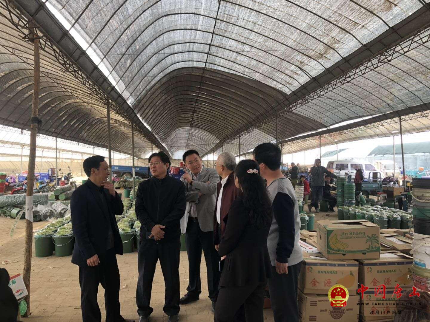 唐山市供销合作总社主任蔡春奎到滦州市就基层供销组织建设创新工作